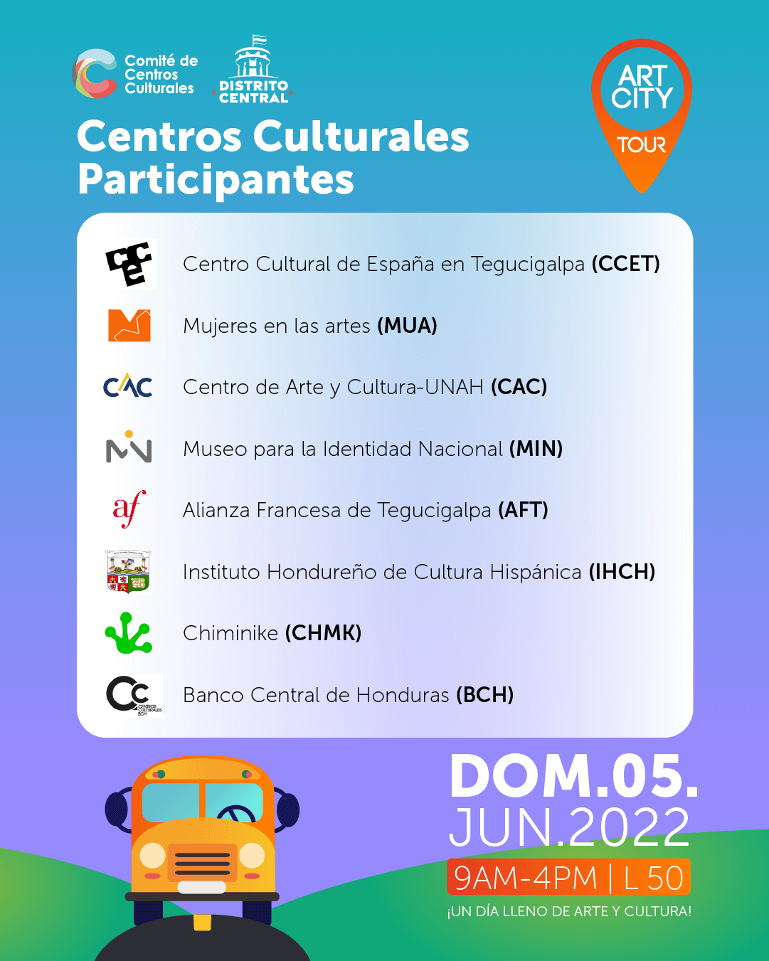 Art City Tour, un recorrido que le llevará a visitar centros culturales