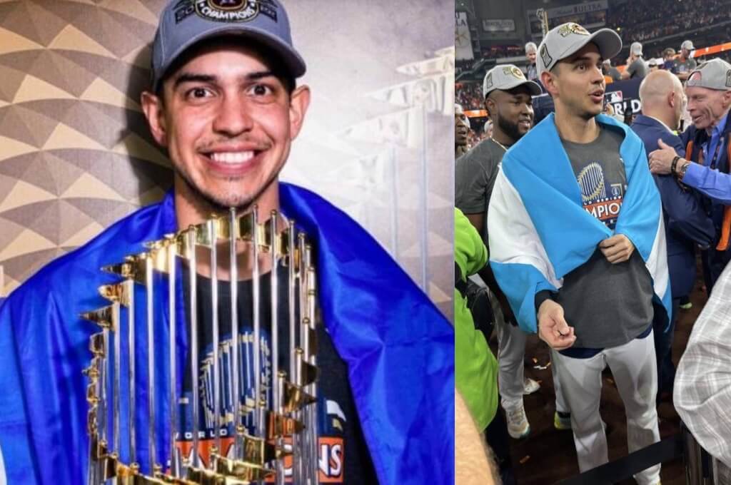 Mauricio Dubón, campeón de La Serie Mundial con los Astros